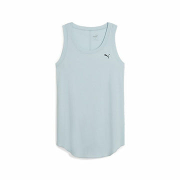 Women's Sleeveless T-shirt Puma Studio Foundation Sky blue