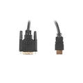 HDMI Cable Lanberg CA-HDDV-20CU-0030-BK Black 3 m