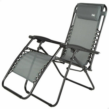 Sun-lounger Aktive Dark grey 52 x 68 x 102 cm