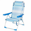 Folding Chair Aktive 48 x 60 x 90 cm Celeste