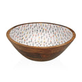 Salad Bowl Versa Blume Mango wood 30 x 10 x 30 cm