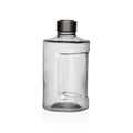 Water bottle Versa Transparent Glass Aluminium 900 ml 10 x 19 x 10 cm
