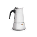 Italian Coffee Pot Kinvara HF2-900S HF2-900S Black Silver Steel Plastic 9 Cups