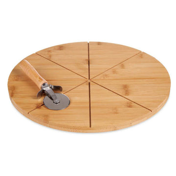 Cutting board Kinvara JWKW-4388 JWKW-4388 Brown 35,2 x 4 x 35,2 cm Pizza
