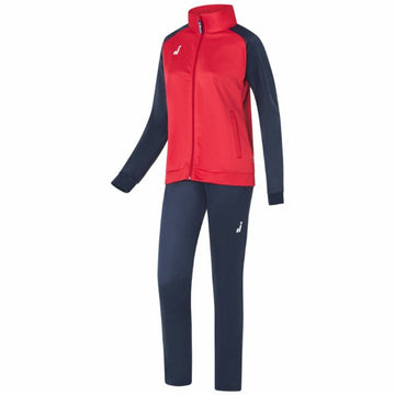 Women's Tracksuit Joluvi Ran Red Navy Blue 2 Pieces