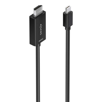 Mini Display Port to HDMI Adapter Aisens A125-0886 Black 1 m