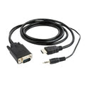 HDMI to VGA Adapter GEMBIRD CC-DP-HDMI-5M Black 5 m