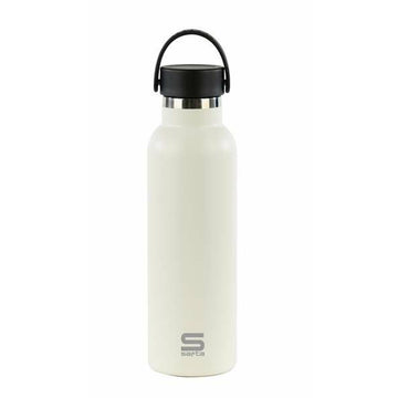 Thermal Bottle Safta White 600 ml Stainless steel