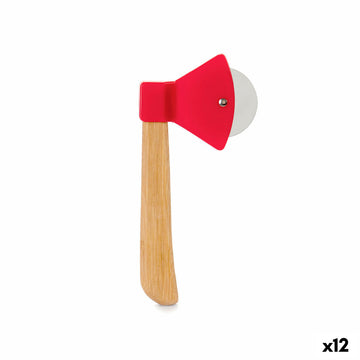 Pizza Cutter Kinvara CN52307-1 CN52307-1 Brown Red Bamboo Stainless steel polypropylene 21,7 x 2 x 10 cm 14 x 29 x 2,5 cm Axe (1