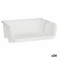Vegetable basket Kinvara Q-SHELF-1 Q-SHELF-1 White polypropylene 30 x 13,5 x 38,7 cm (24 Units)