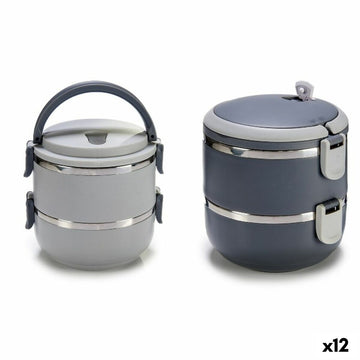Lunch box 1,5 L 14,5 x 15,3 x 16 cm (12 Units)