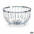 Fruit Bowl Kinvara CN-W6434-2C Silver Iron 25 x 14 x 25 cm (24 Units)