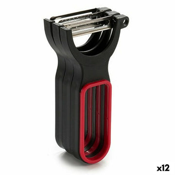 Schäler Kinvara CK98529 Schwarz Rot Stahl Kautschuk Polypropylen Satz (12 Stück)