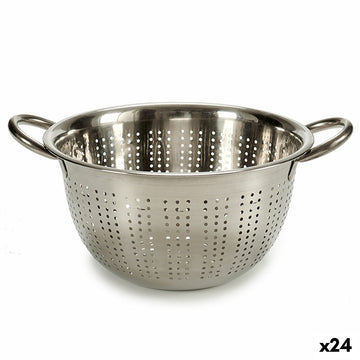 Strainer Kinvara 2601-24CM 2601-24CM Silver Stainless steel 24 x 12,5 x 30,5 cm 30,5 x 12,5 x 24 cm (24 Units)