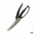 Kitchen Scissors Kinvara CW14031 CW14031 Black Steel Plastic 24,5 x 2 x 7,5 cm (12 Units)