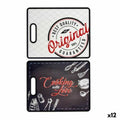 Cutting board Kinvara 87397 87397 Printed Kitchen 30,5 x 1 x 38 cm (12 Units)