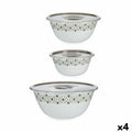Food Preservation Container Stefanplast 55200 Tosca Beige Plastic 29,5 x 13 x 29,5 cm With lid 4 Units