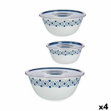 Food Preservation Container Stefanplast 55201 Tosca Blue Plastic 29,5 x 13 x 29,5 cm With lid 4 Units