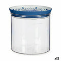 Tin Stefanplast 55401 Tosca Blue Plastic 700 ml 11,7 x 11 x 11,7 cm Hermetic (12 Units)