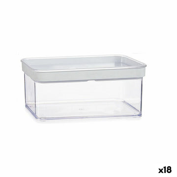 Jar Gondol G-693 G-693 Transparent Silicone polystyrene ABS Plastic 1,1 L 10,5 x 9 x 21 cm (18 Units)