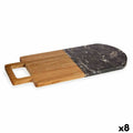 Cutting board Kinvara 78373 78373 Black 18 x 1,5 x 38 cm (8 Units)