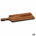 Cutting board Kinvara 78377 78377 Black 17,3 x 1,5 x 44,8 cm (12 Units)