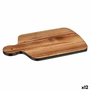 Cutting board Kinvara 78381 78381 Black 25,7 x 1,5 x 40 cm (12 Units)