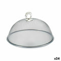 Cover Kinvara 48725 48725 Stainless steel Plastic Ø 25 cm 24,5 x 9,5 x 24,5 cm (24 Units)