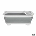 Folding Draining Rack for Kitchen Kinvara 81606 81606 White Grey polypropylene TPR 37,9 x 29,3 x 12 cm 38 x 5,4 x 29 cm 29,3 x 5