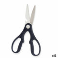 Kitchen Scissors Kinvara KT08-3116A KT08-3116A Black Silver Stainless steel 8,3 x 19,5 x 1,3 cm (12 Units)