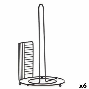 Kitchen Paper holder Kinvara W7728-3P W7728-3P Black Metal 18,5 x 31,5 x 18,5 cm 18,5 x 32,4 x 18,5 cm (6 Units)