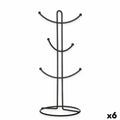 Cup hanger Kinvara CN-W3154-1P CN-W3154-1P Black Metal 16 x 39 x 16 cm (6 Units)