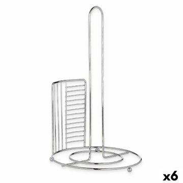 Kitchen Paper holder Kinvara W7728-3-CHROME W7728-3-CHROME Silver Metal 18,5 x 31,5 x 18,5 cm 18,5 x 32,4 x 18,5 cm (6 Units)