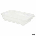 Egg cup Kinvara 02 1067 02 1067 White Transparent Plastic 17,5 x 7 x 28,5 cm (12 Units)