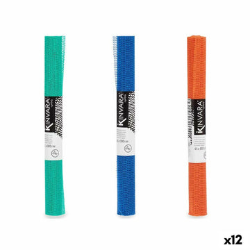Non-slip Mat Kinvara SJ-A101-4 SJ-A101-4 Green Purple Orange Rubber 45 x 0,1 x 100 cm 4,5 x 45 x 4,5 cm (12 Units)